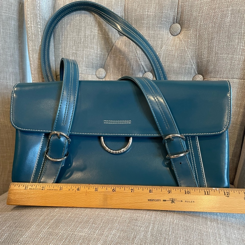 Kenneth Cole Reaction Blue Satchel - Picture 2 of 6